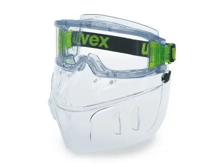 Uvex Ultravision 9301-555 ruimzichtbril polycarbonaat met gelaatsbescherming