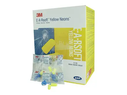 3M E-A-R Yellow Neons oorpluggen met koord