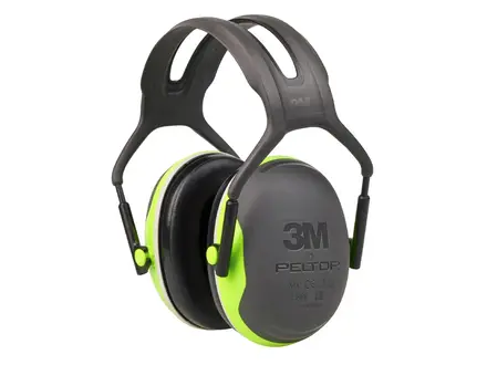 3M Peltor X4A gehoorkap Hi-Vis met hoofdband
