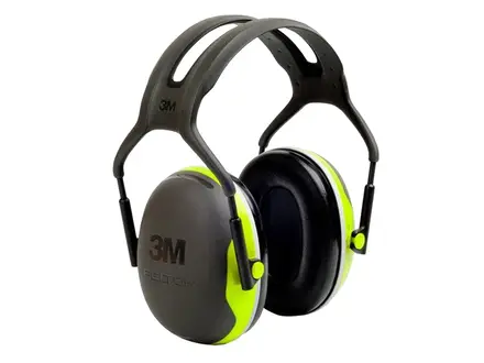 3M Peltor X4A gehoorkap Hi-Vis met hoofdband