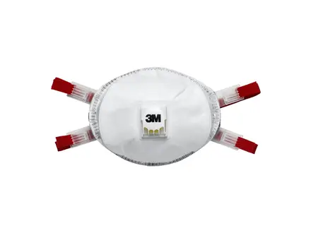 3M 8835+ stofmasker cup FFP3 R D V met uitademventiel