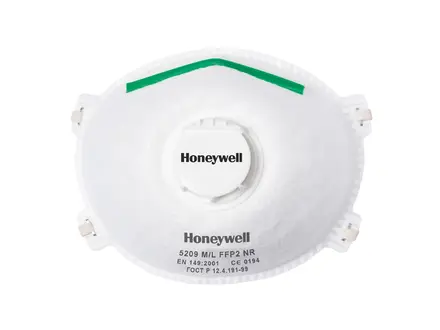Honeywell 5209-V2 stofmasker cup FFP2 NR V met uitademventiel