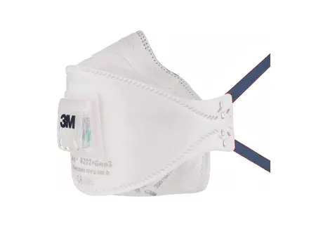 3M Aura 9322+ Gen3 vouw-stofmasker FFP2 met uitademventiel