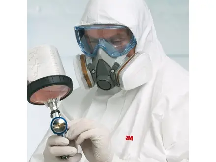 3M 6000 serie halfgelaatsmasker elastomeer dubbele filter