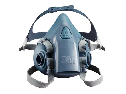 3M 7500 serie halfgelaatsmasker dubbele filter
