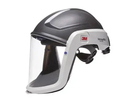 3M Versaflo M-306 luchtkap met gelaatsafdichting polycarbonaat vizier