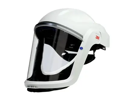 3M Versaflo M-206 luchtkap met gelaatsafdichting polycarbonaat vizier