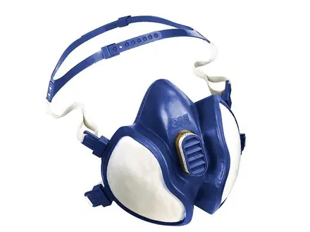 3M 4279 halfgelaatsmasker A1B1E1K1P3 dubbele filter
