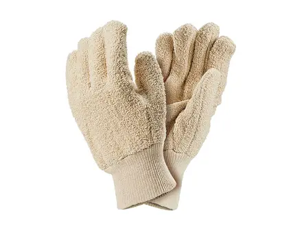 Handschoen algemeen gebruik frotté katoen