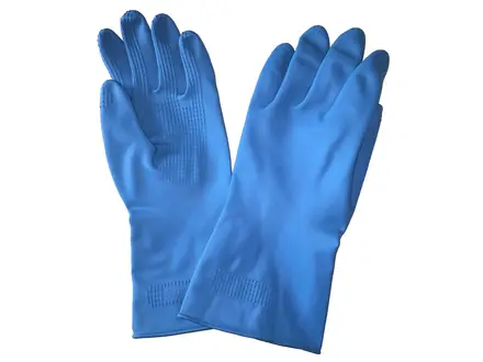 DPL Blue Grip handschoen latex chemiebestendig