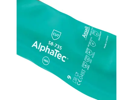 Ansell AlphaTec 58-735 handschoen nitril snij- en chemiebestendig