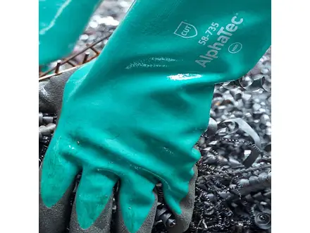 Ansell AlphaTec 58-735 handschoen nitril snij- en chemiebestendig