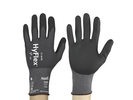 Ansell HyFlex 11-840 handschoen nitril mechanische bescherming
