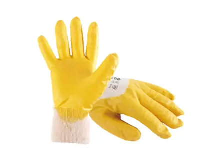 Stronghand Yellowstar handschoen nitril mechanische bescherming