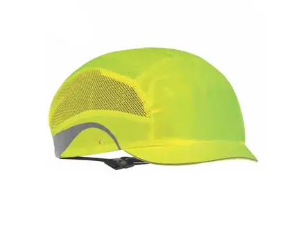 JSP HardCap Aerolite stootpet HDPE micro klep 25 mm fluo geel