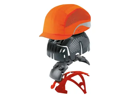 JSP HardCap Aerolite stootpet HDPE micro klep 25 mm fluo geel