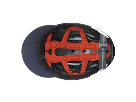 JSP HardCap Aerolite stootpet HDPE micro klep 25 mm fluo geel