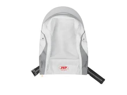 Hoes voor JSP HardCap Aerolite stootpet micro klep 25 mm wit