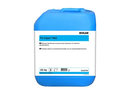 Ecolab P3-topax 960 alkalisch reiniging en desinfectie