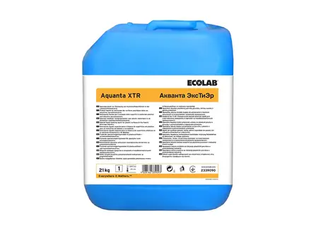 Ecolab Aquanta XTR vloeibaar reinigingsmiddel kunststoffen