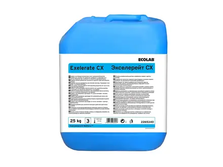 Ecolab Exelerate CX additief alkalische reinigingsoplossingen