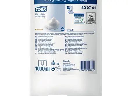 Tork Extra Mild schuimzeep voor dispenser S4 1000 ml
