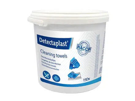 Detectaplast Cleaning Towels reiniging- en desinfectiedoekjes blauw