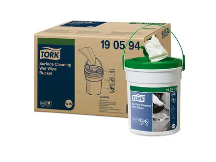 Tork Surface Cleaning Wet Wipe reinigingsdoekjes wit W15