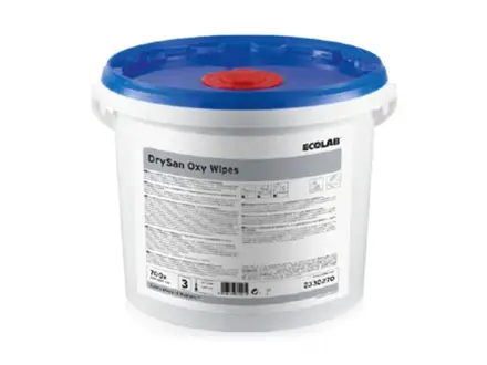 Ecolab DrySan Oxy Wipes reinigings- en desinfectiedoekjes blauw