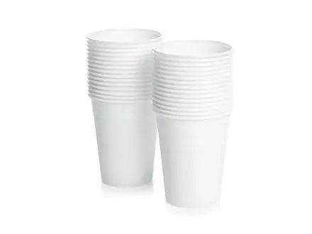 Automaten koffiebekertjes PS ø70,3 mm 180 ml wit