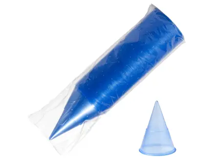Drinkbeker watercone PP 70,3x95 mm 115 ml blauw