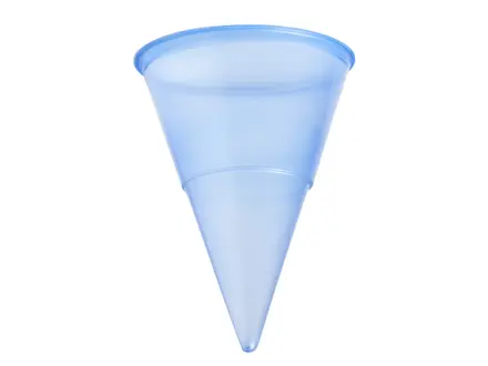 Drinkbeker watercone PP 70,3x95 mm 115 ml blauw