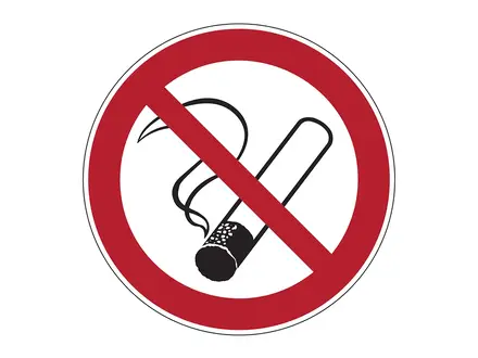 Sticker roken verboden PIC 200