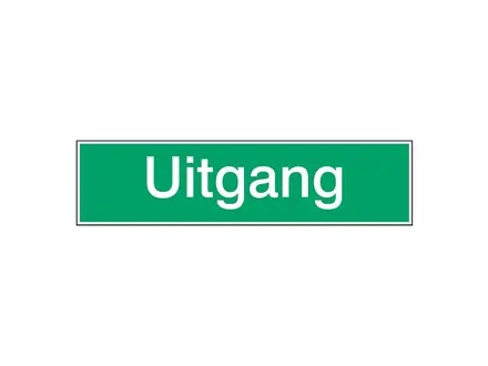 Sticker nooduitgang STN 723