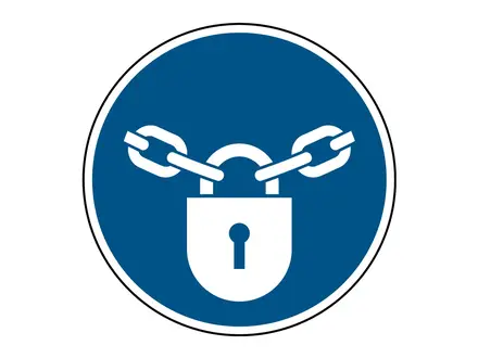 Sticker gesloten houden M028 B-862