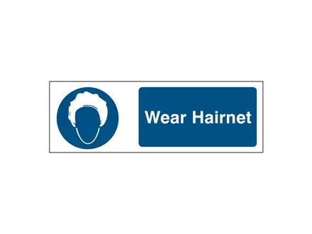 Sticker wear hairnet PIC269 B-863