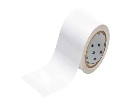 Brady reflecterend waarschuwingstape 50 mm wit