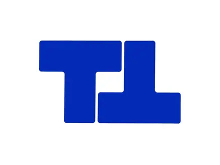 Vloermarkering splitsingteken T Brady ToughStripe