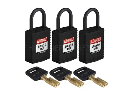 Brady SafeKey Compact Nylon veiligheidssloten Danger Locked Out
