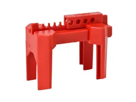 Brady vergrendelingssysteem kogelkraan klein 12.70-63.50 mm rood