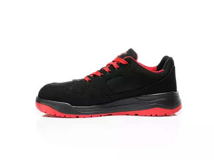 Elten Maverick Black-Red Low veiligheidsschoen S3 SRC ESD