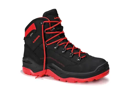 Lowa Renegade Work GTX Red Mid veiligheidsschoen S3 CI HI HRO SRC