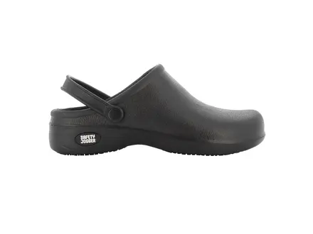 Safety Jogger Bestlight1 food werkklomp open hiel met bandje OB SRC zwart