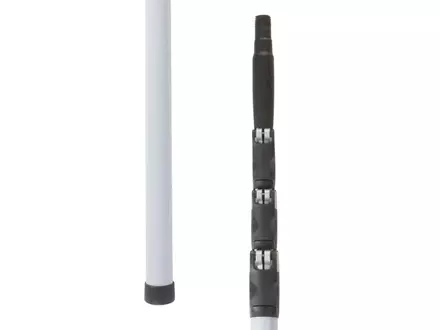 Vikan 2977 Telescoopsteel driedelig glasfiber 1880-6000 mm grijs