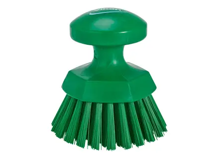 Vikan 38852 werkborstel rond hard 110 mm groen