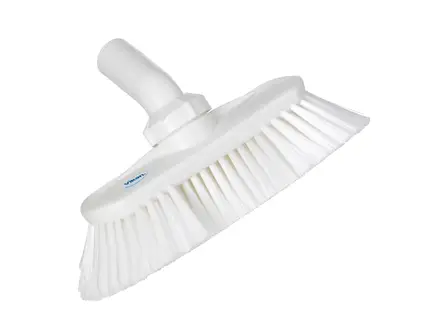 Vikan 70675 hoekverstelbare borstel met waterdoorvoer 240 mm wit
