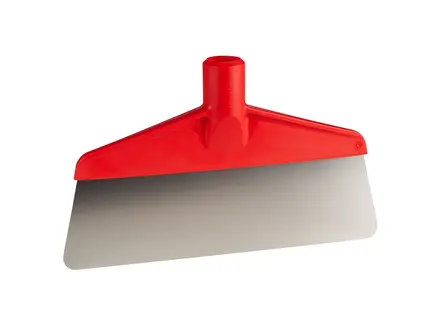 Vikan 29094 vloerschraper flexibel RVS blad 260 mm rood