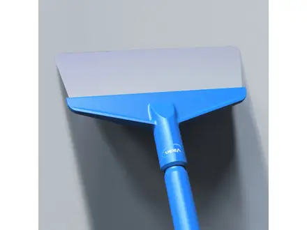Vikan 29093 vloerschraper flexibel RVS blad 260 mm blauw