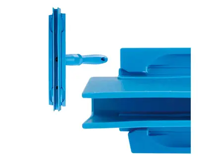 Vikan 77113 handtrekker met vervangcassette 250 mm blauw
