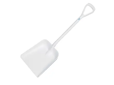 Vikan 56235 schop D-grip groot blad 1035 mm wit